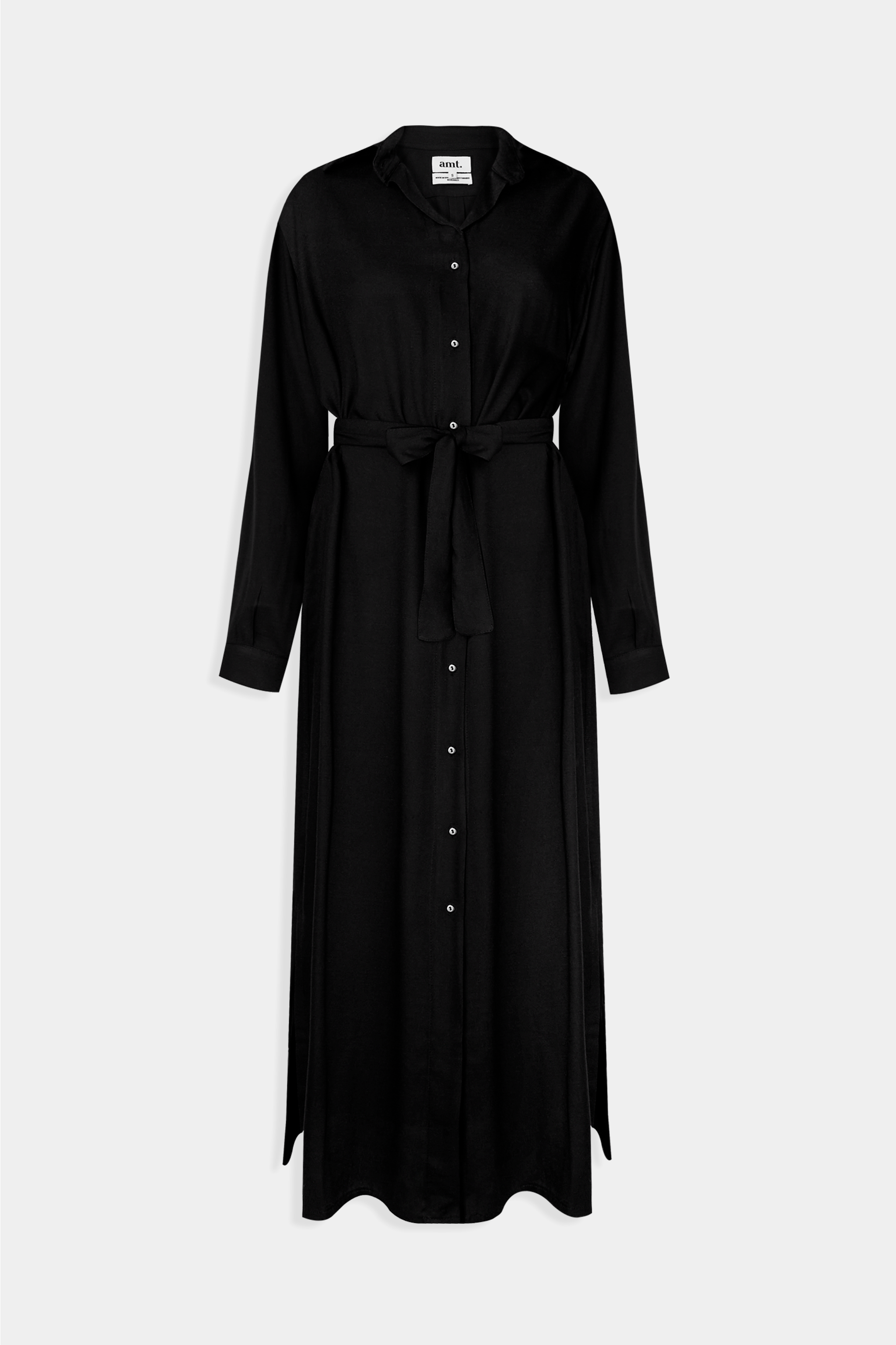 Sasanqua Black Dress