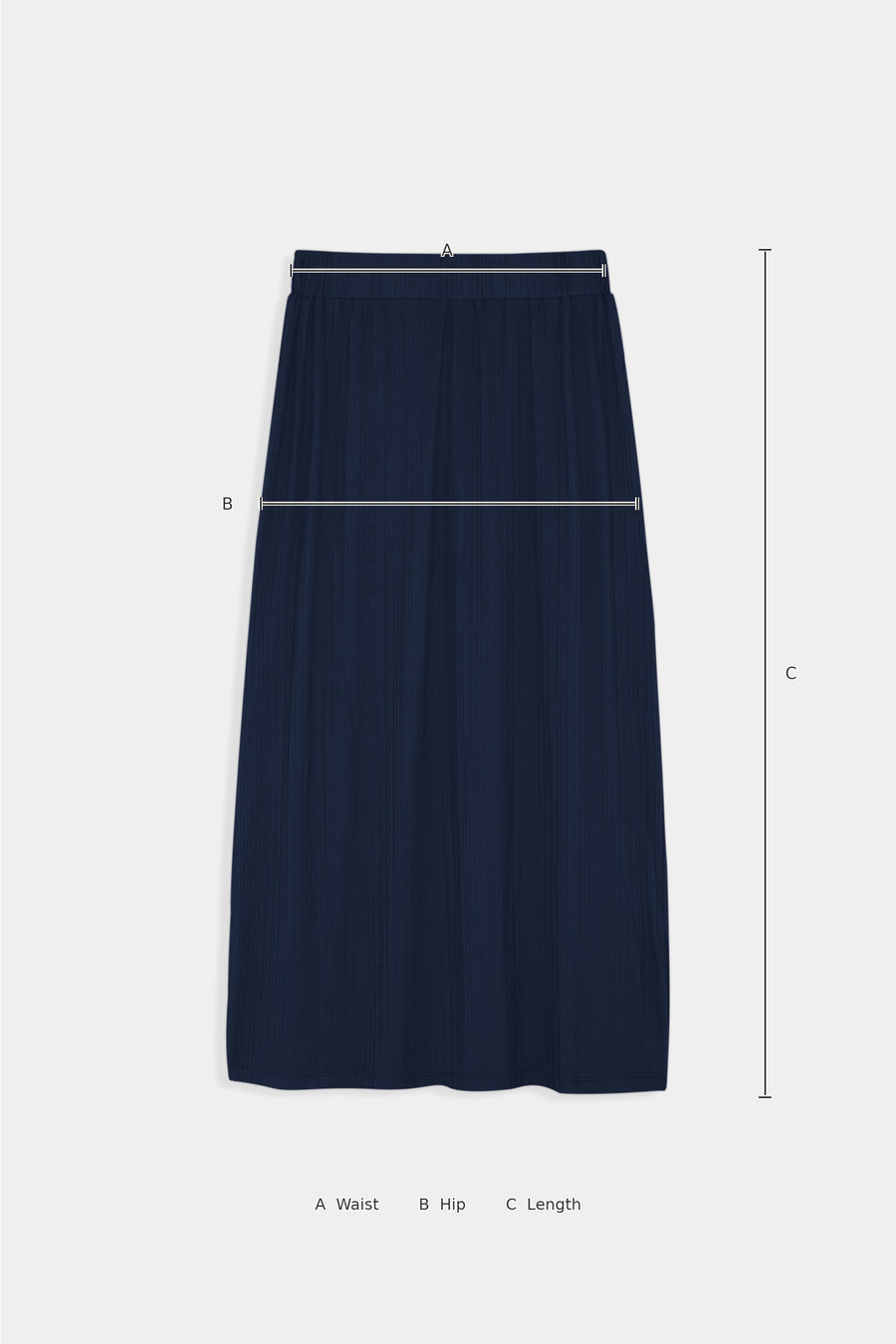 Size Guide – Eve Skirt Navy