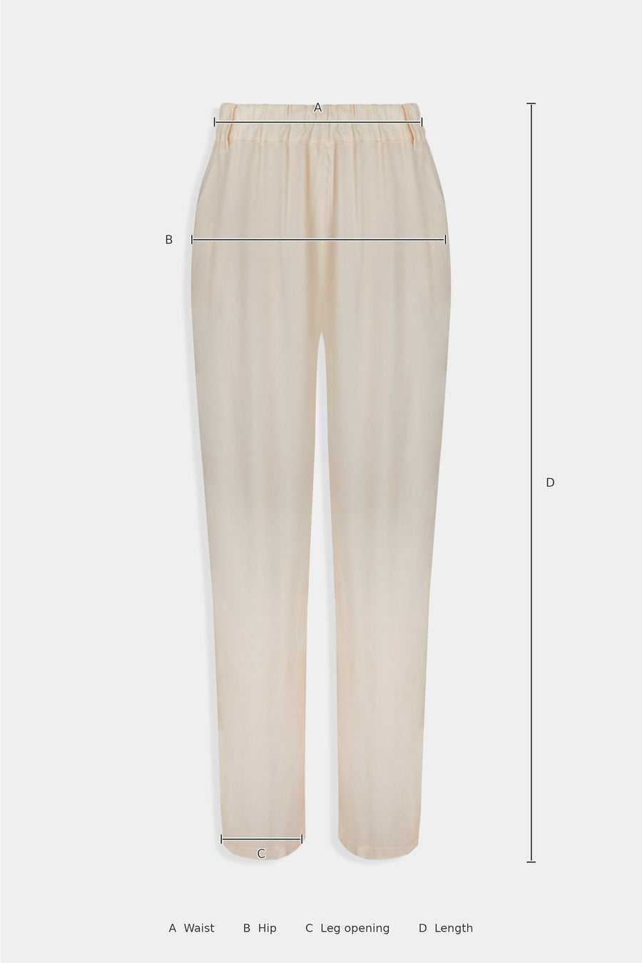 Size Guide – Sasanqua Cream Pants