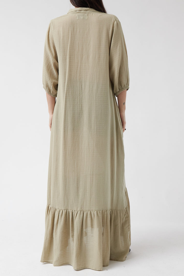Pesca Green Dress