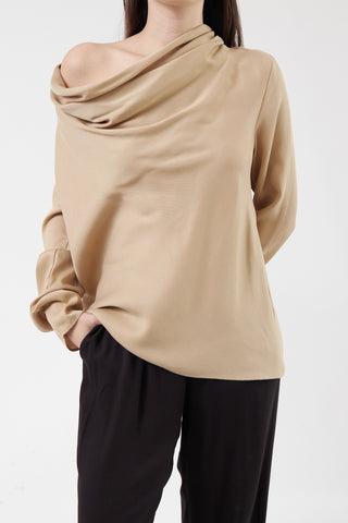 Gaia Beige Blouse