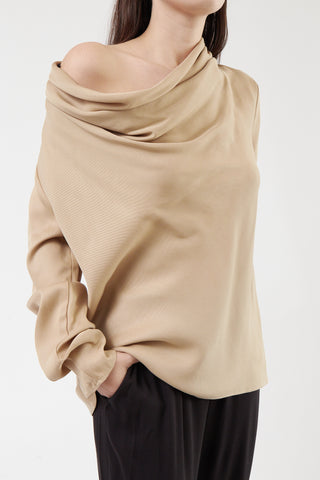 Gaia Beige Blouse