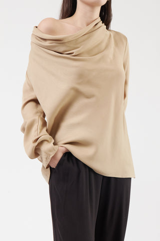 Gaia Beige Blouse