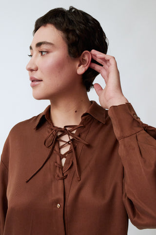 Gaia Camel Shirt