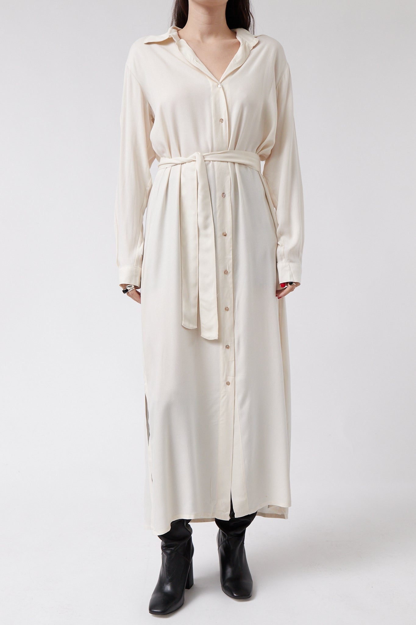 Sasanqua Cream Dress