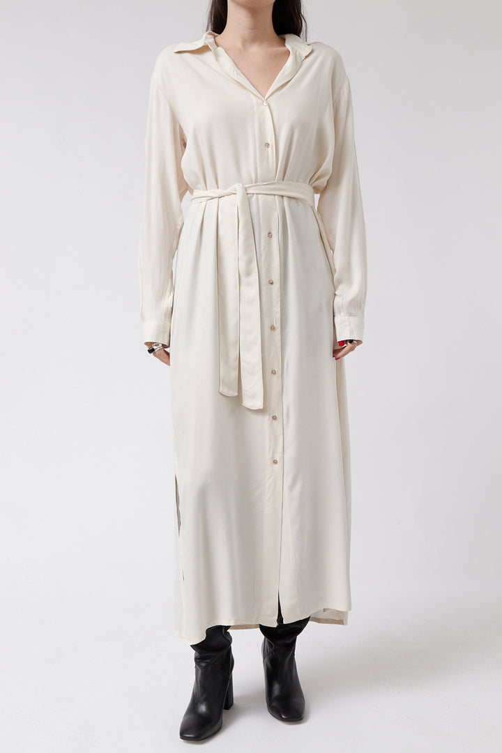 Sasanqua Cream Dress