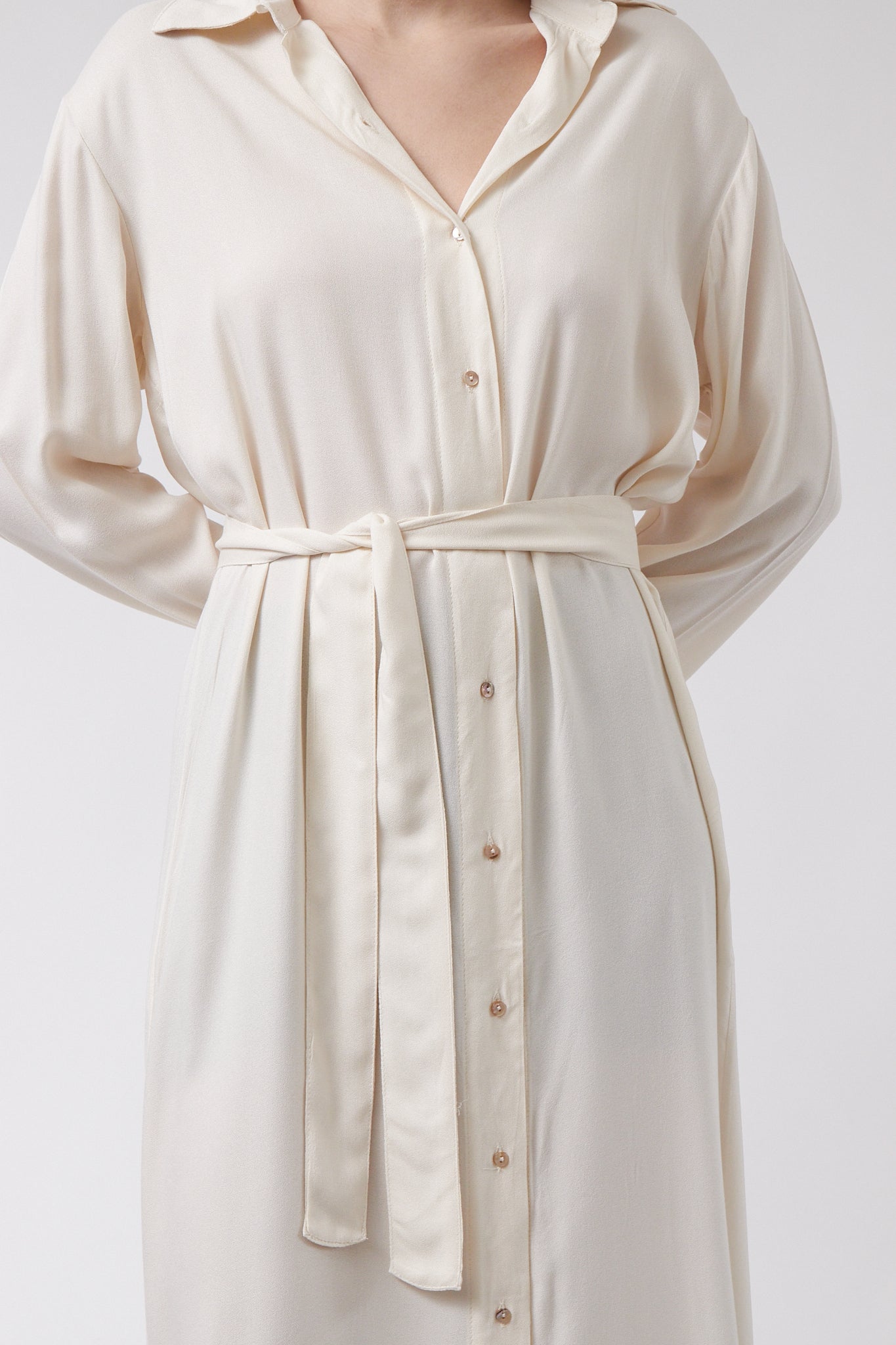 Sasanqua Cream Dress