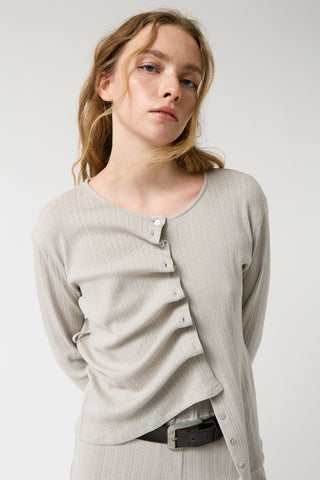 Almond Cardigan in organic cotton by amt. studio — image 3