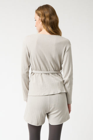Almond Cardigan in organic cotton by amt. studio — image 6