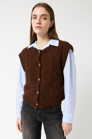 Praline Vest in alpaca by amt. studio — image 4