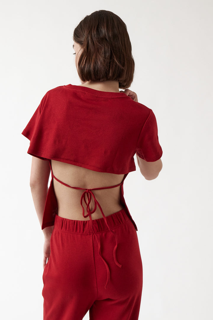 Cherry Backless T-shirt