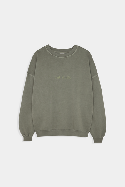 【CPGN STUDIO】24FW★ Together Bear Raglan Sweatshirt Unisex Polar Bear Graphic Sweatshirt - K/MOCHA - K/M