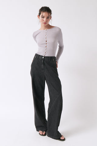 Kim Pants in denim by amt. studio — image 2
