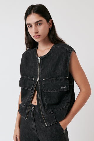 Kim Vest in denim by amt. studio — image 2