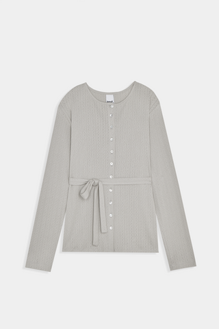 Almond Cardigan in organic cotton by amt. studio
