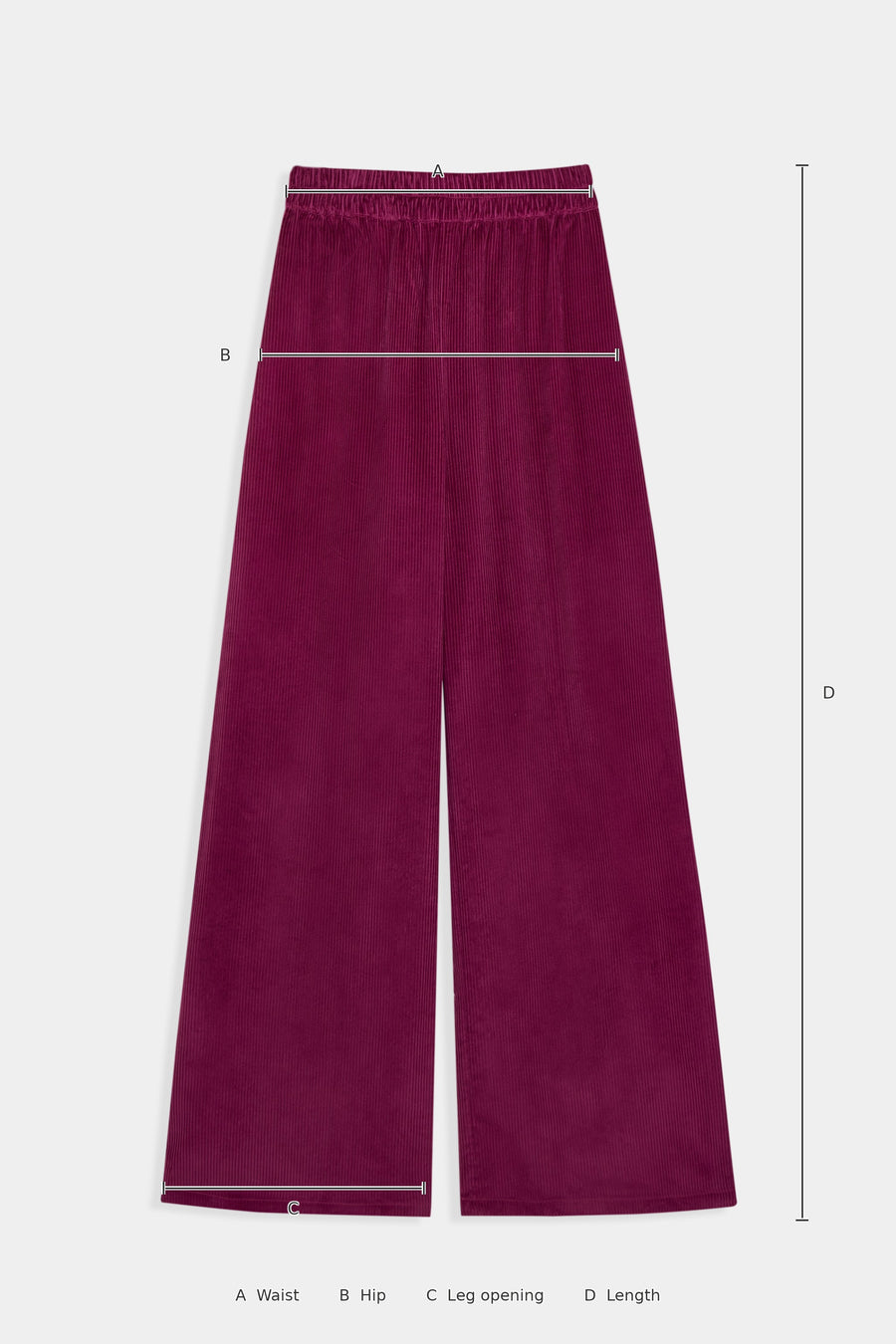 Size Guide – Cuarzo Pants