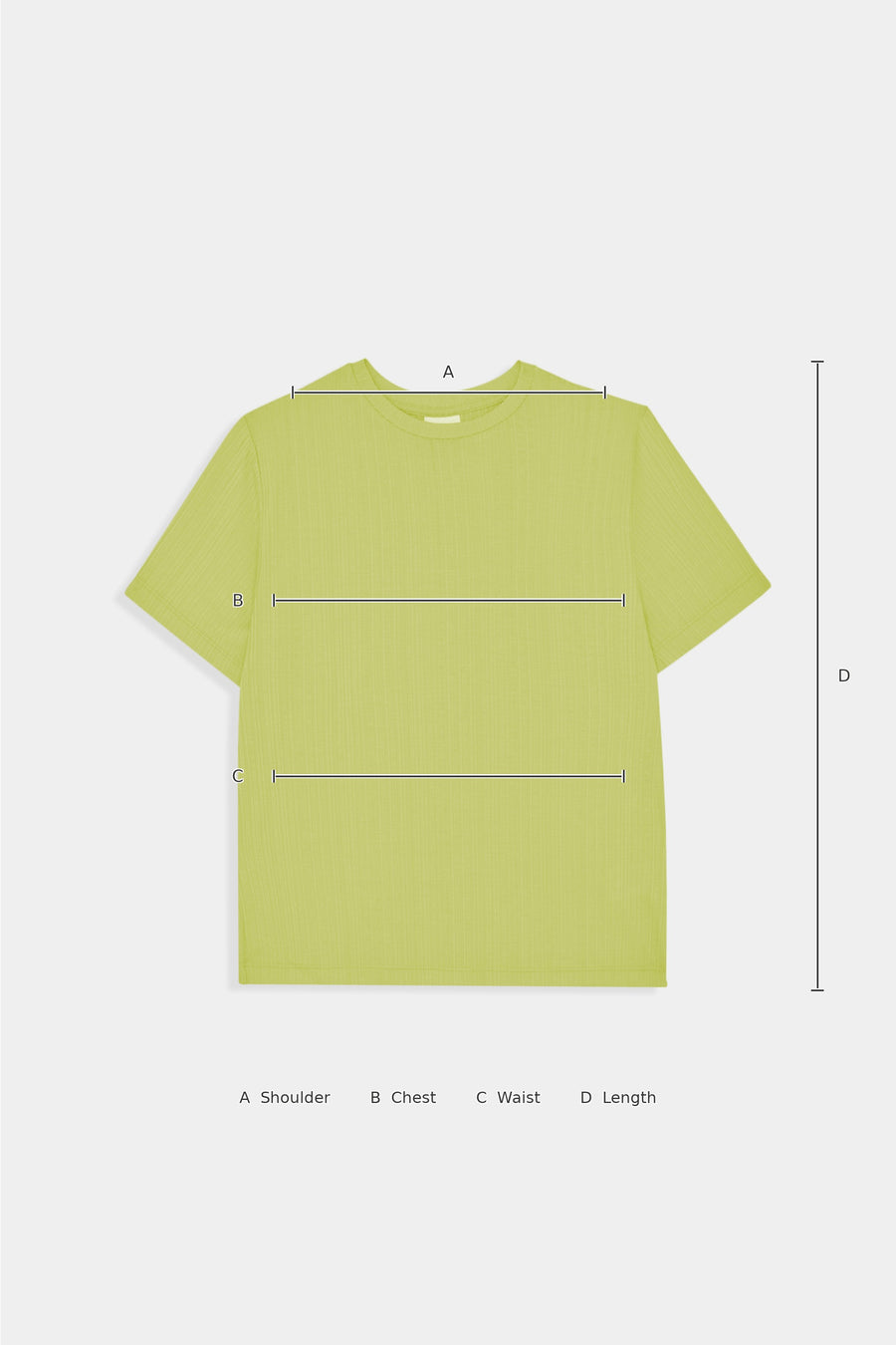 Size Guide – Eve Green T-shirt