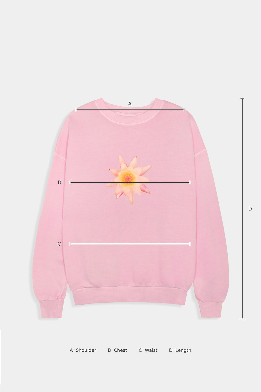 Size Guide – Nenufar Sweatshirt